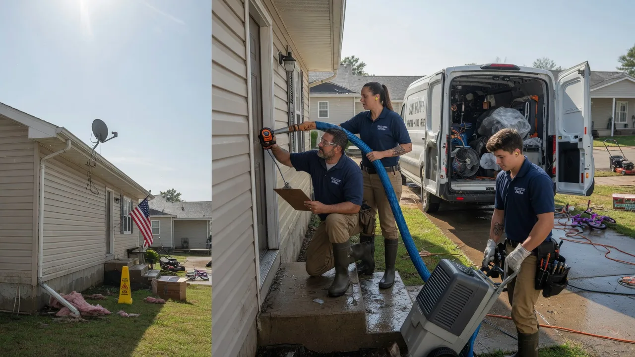 Ceiling Water Damage Restoration in Crawfordsville, AR near me